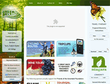 Tablet Screenshot of niagaragreenbelt.com